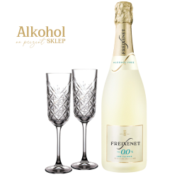PAKIET BEZALKOHOLOWY FREIXENET ALCOHOL FREE Z KIELISZKAMI