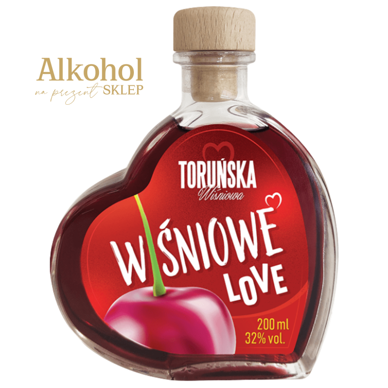 LIKIER TORUŃSKA WIŚNIOWA - WIŚNIOWE LOVE 0.2L