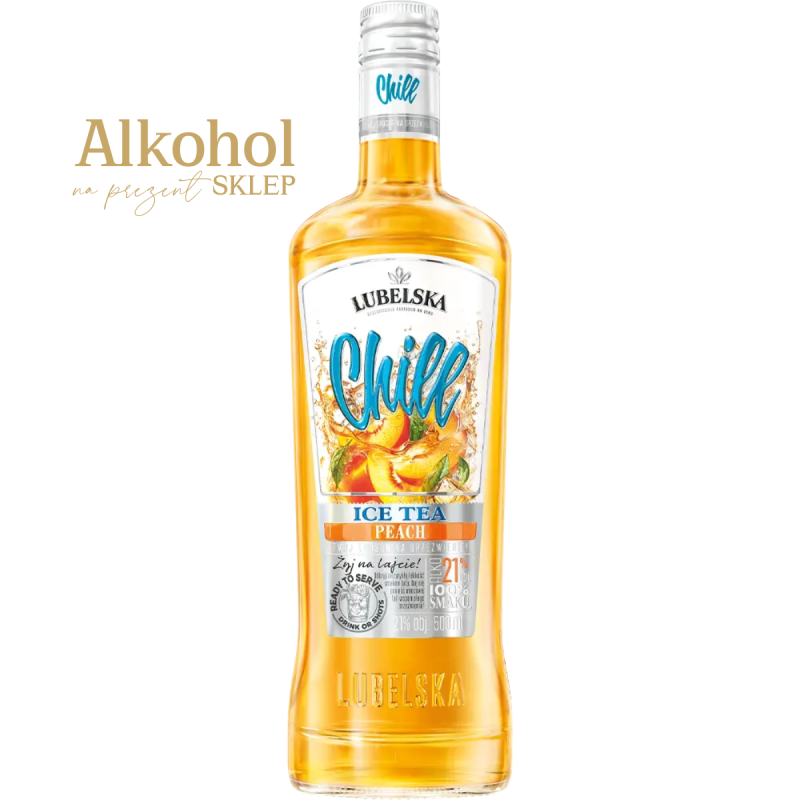 WÓDKA LUBELSKA CHILL ICE TEA PEACH 0,5L