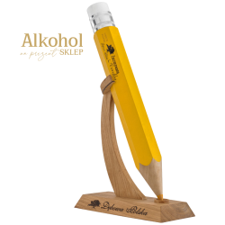 Alkohol na prezent dla nauczyciela, grafika, artysty. Likier dębowa advocat w oryginalnym opakowaniu.