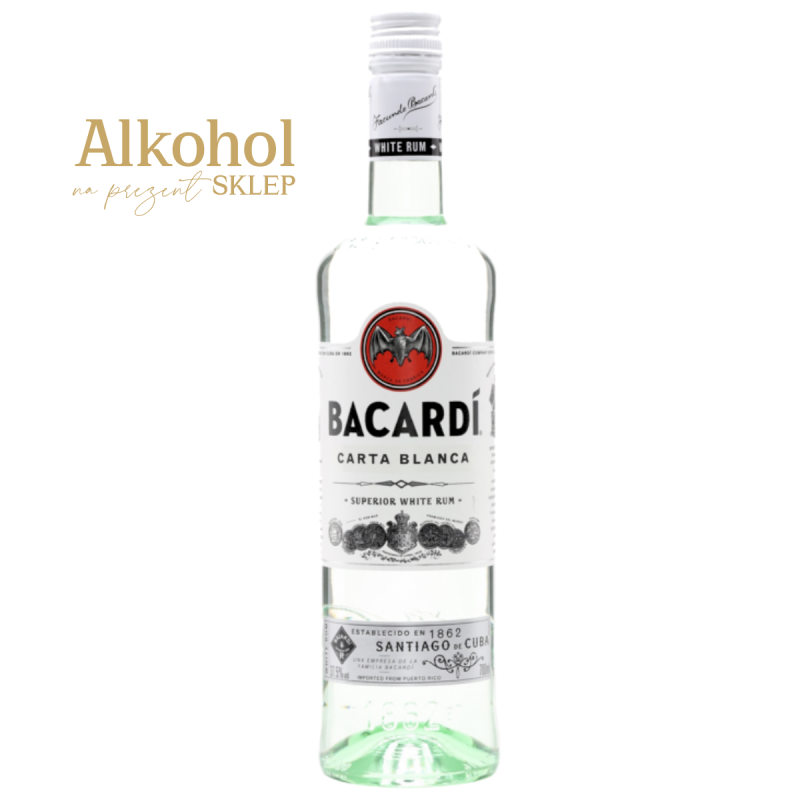 Bacardi Carta Blanca to legendarny biały rum o niezrównanej renomie.