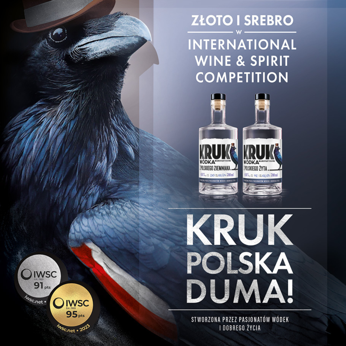 Manufakturowa elegancja w butelce – poznaj Kruk Vodka