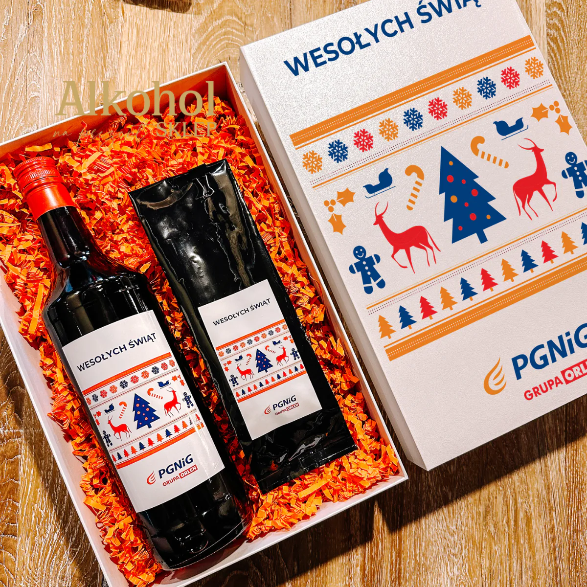 Zestawy świąteczne z alkoholem i w wersji bezalkoholowej – jak wybrać elegancki prezent dla kontrahentów i pracowników?